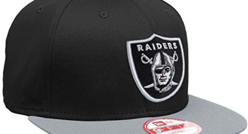 New Era NFL 9 Fifty Block Oakland Raiders Snapback 10879529 czapka z daszkiem, rozmiar dla dorosłych, czarny, M/L 10879529-Black