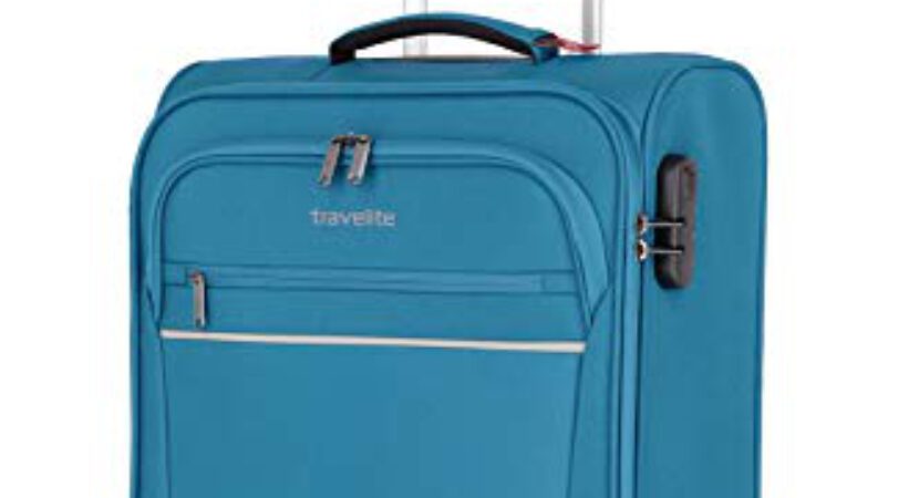 Travelite Mała kabinowa walizka CABIN 90237 Turkusowa - turkusowy 90237-23